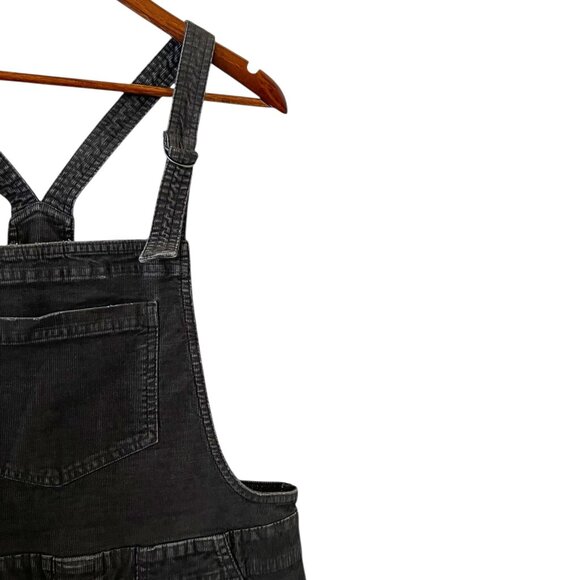Aerie NEW Corduroy Overall In Charcoal Gray Size M - Picture 7 of 15